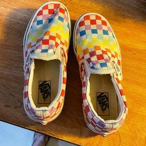 Vans  checkerboard slip on